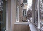 Отделка балкона с выносом остекления за фронтальную часть позволяет значительно увеличить пространство балкона. mobile